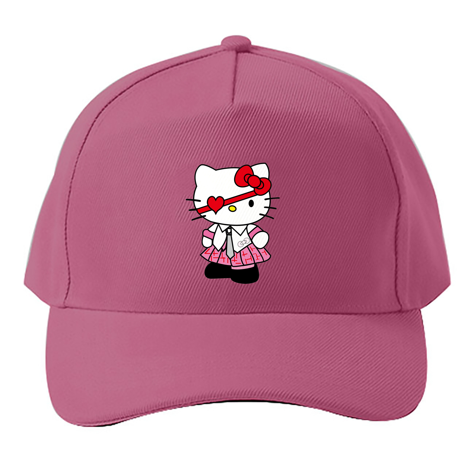 （画像用） Hello Kitty ハローキティ ベースボールキャップ 綿100％ 男女兼用 帽子 スポーツ